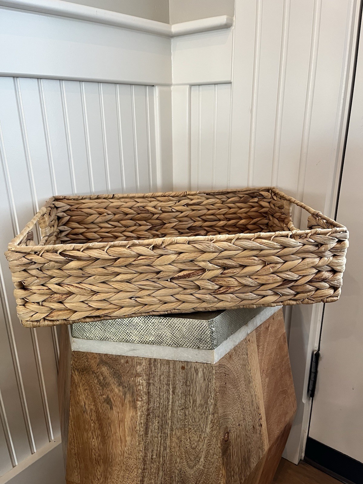 Basket Rectangle 15x10 Seagrass Woven