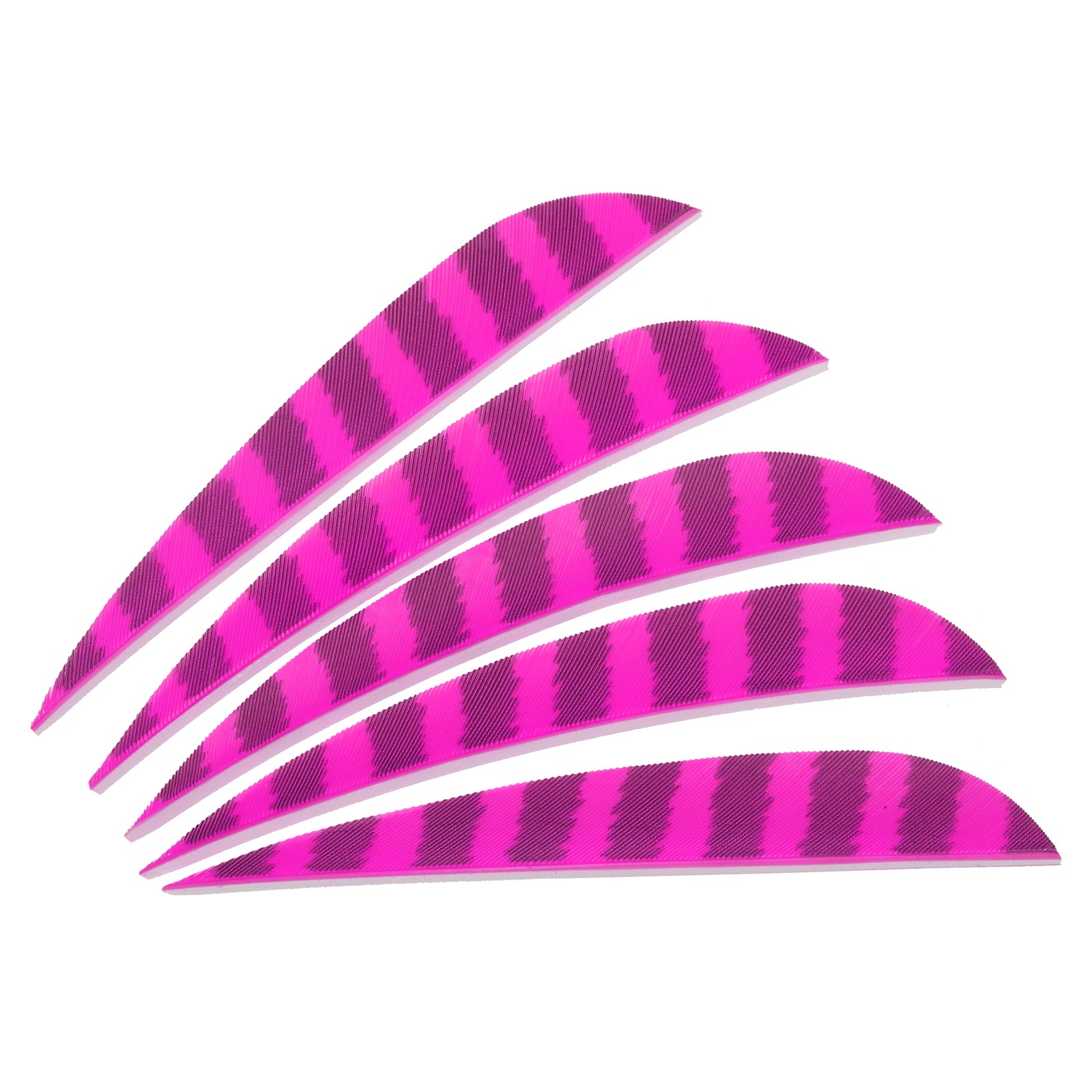 20 Pack Arrows Vanes 4 Inch Arrow Feather Right Wing Pink