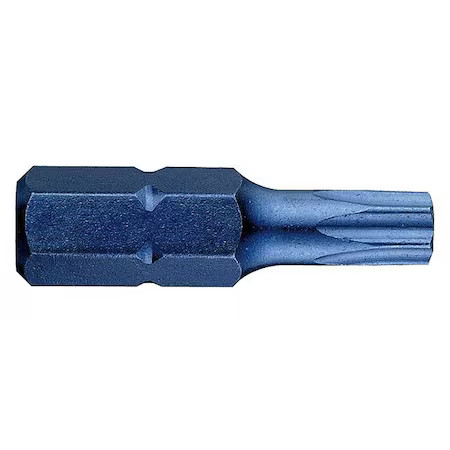 Westward 40L596 Torsion Bit, Sae, 1/4", Hex, T25, 1", Pk5