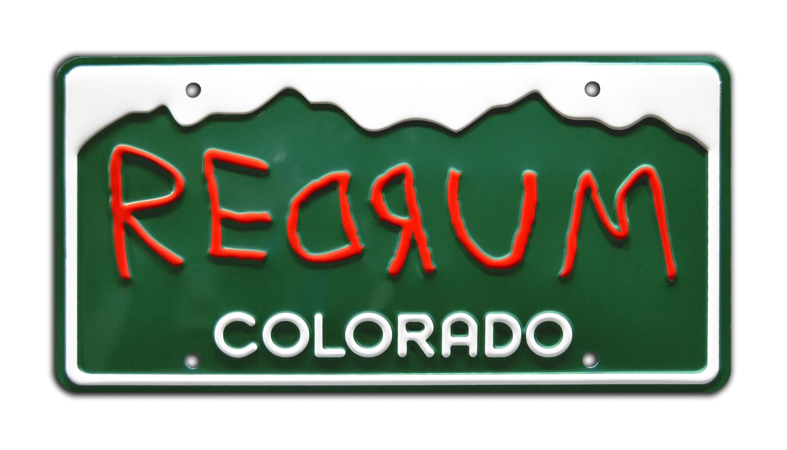The Shining | The Torrance Family | REDRUM | Metal Stamped License Plate