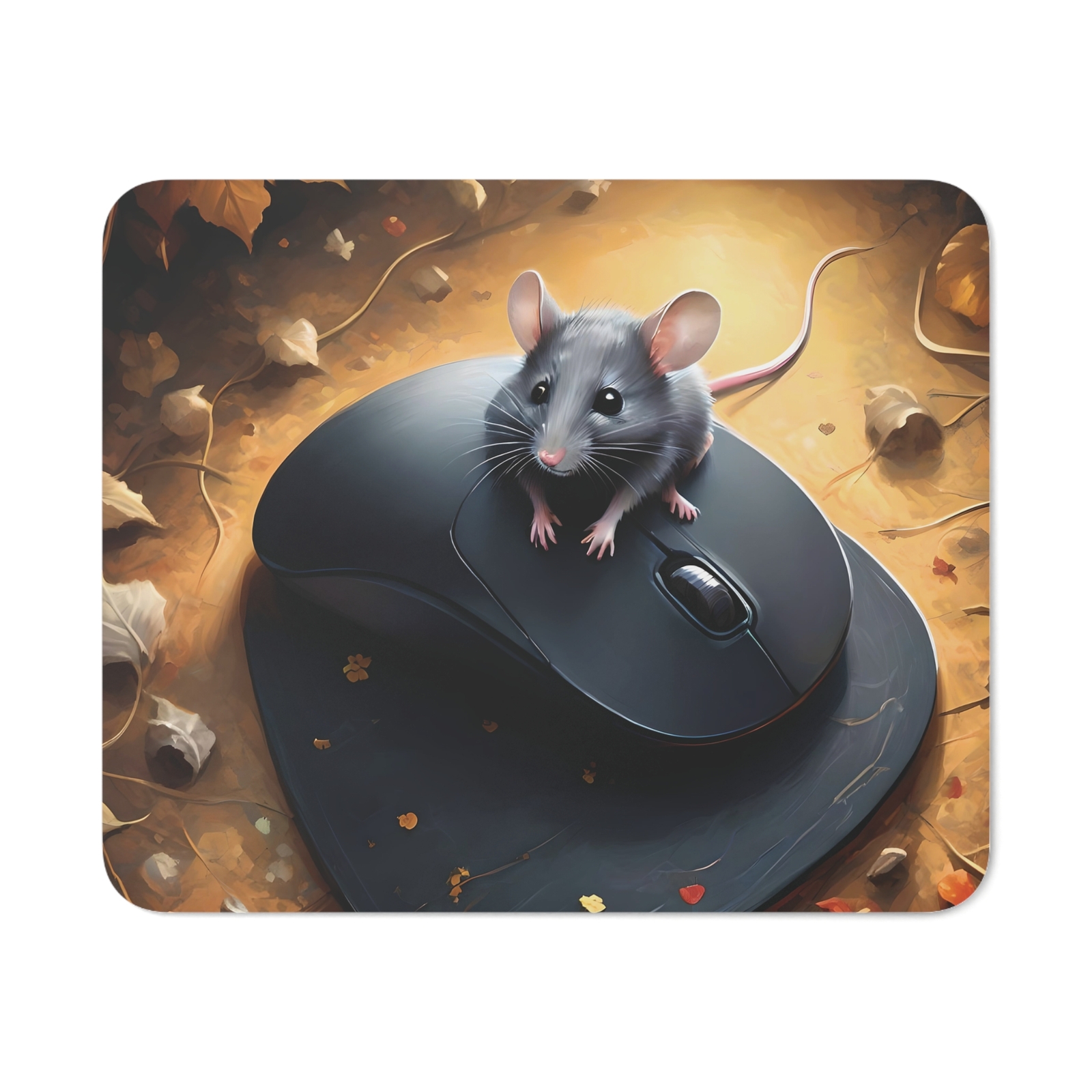 Schönes Mousepad, Mauspad, Motiv Maus, rutschfest, Humor, lustig, PC, Laptop,