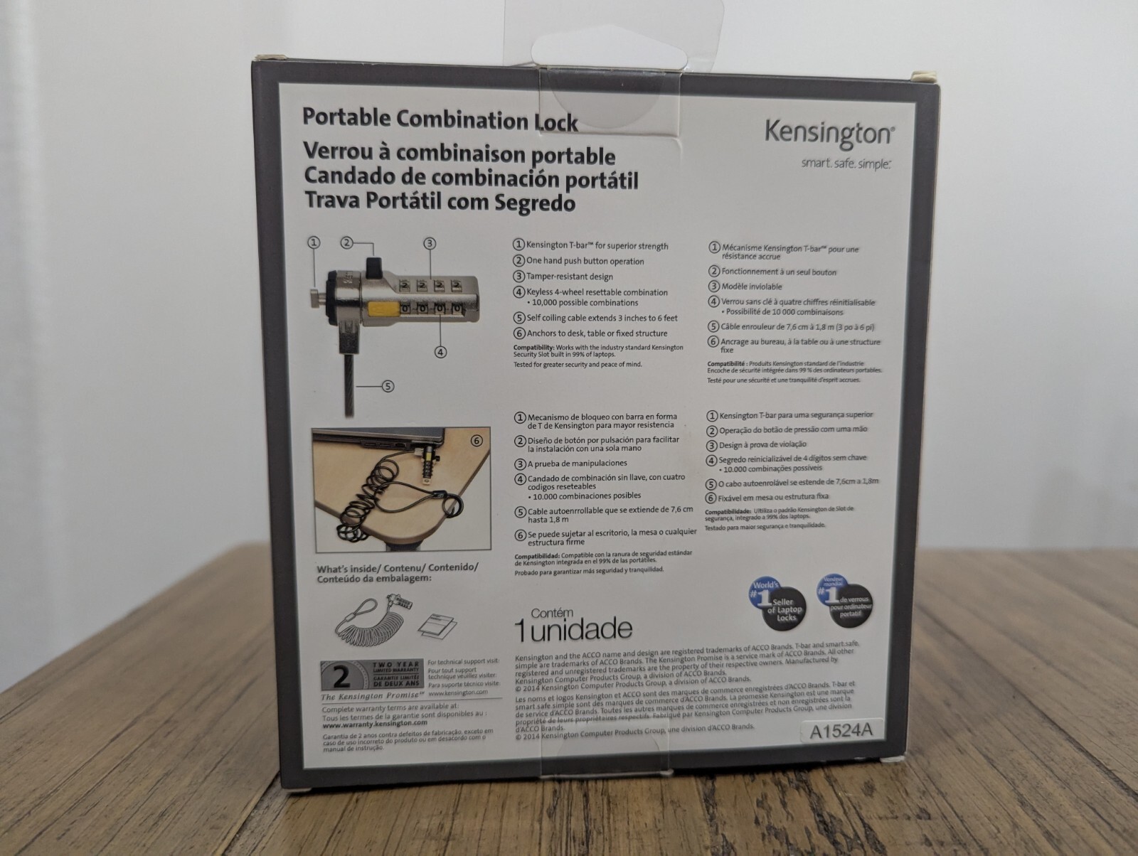 Kensington Portable Combination Lock