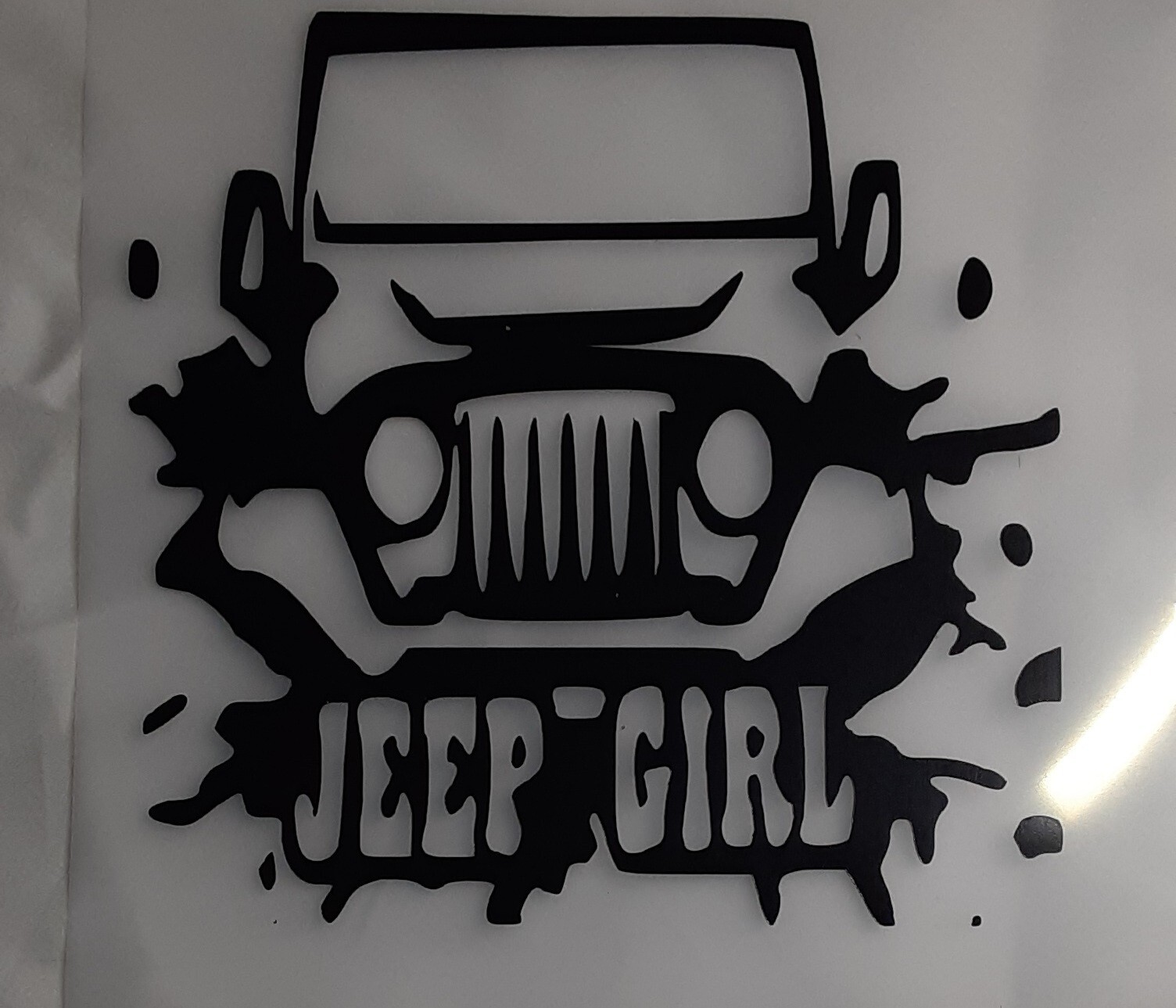 Jeep Girl Decal, Choose Size,  Choose Color, Car, Home, Crafts