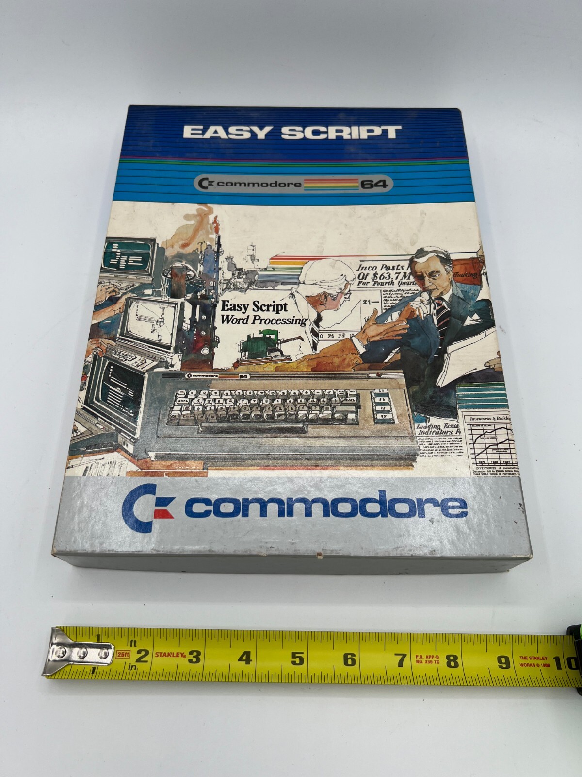 Vintage Commodore Easy Script - Boxed, Manual, Floppy Disks