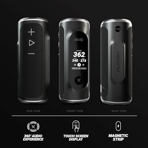 Blue Tees Golf Player+ AI Powered GPS Speaker Navy