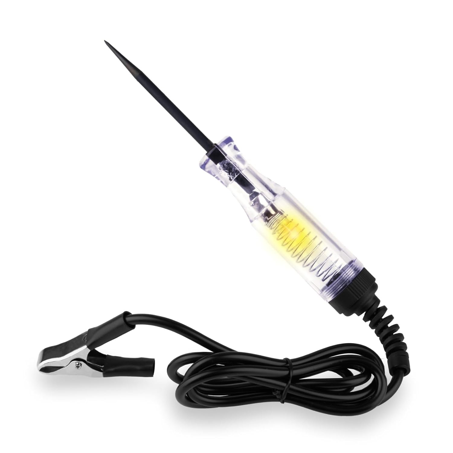Test Light Automotive, 6-24V DC Voltage Tester, Circuit Tester with Black