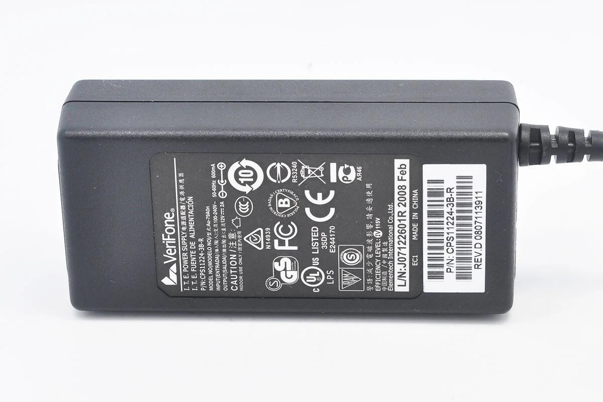 AC Power Adapter Charger 12V 2A EXA1004UH For VeriFone VX670 VX680 Wireless POS