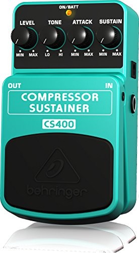 Behringer Compressor/Sustainer Sustain Guitar Effect Pedal CS400