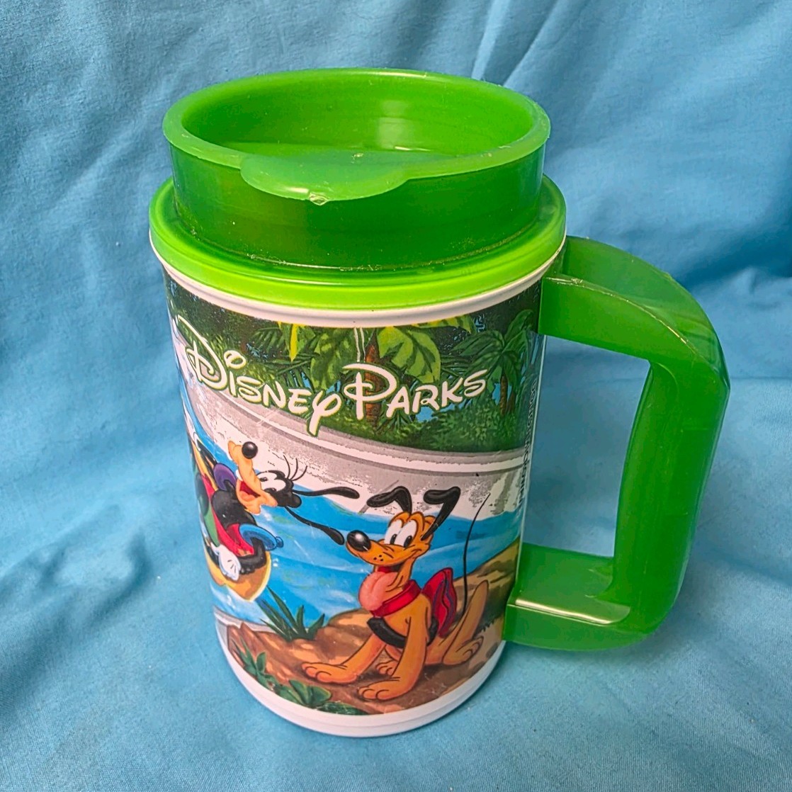 Vintage Disney Parks Refillable Souvenir Drinks Mug