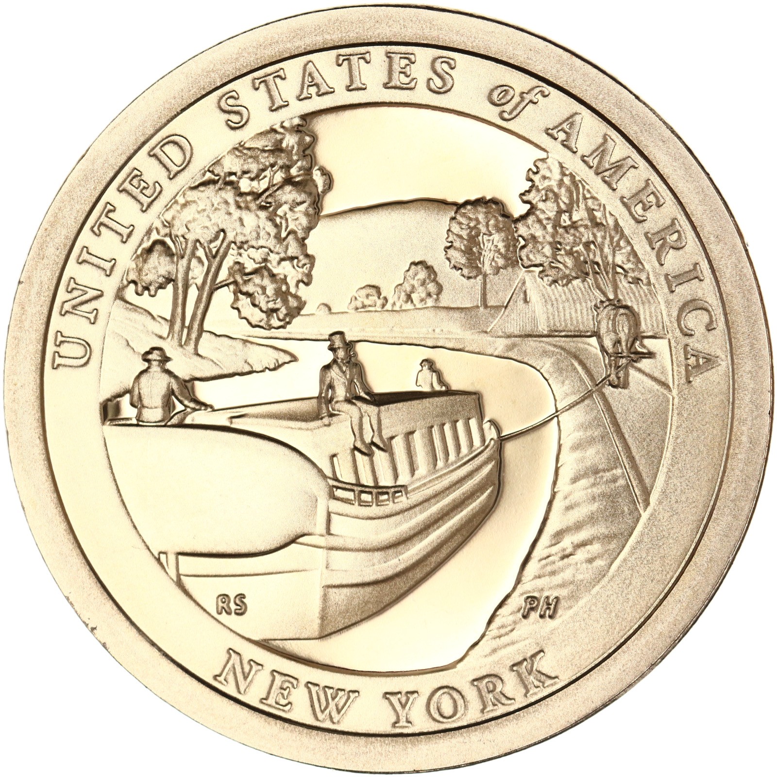 2021 S Innovation New York Erie Canal Dollar Gem DCam Proof