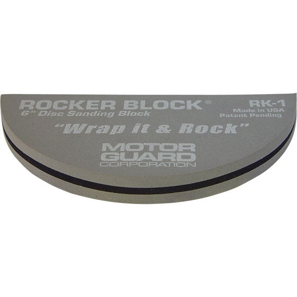 Motor Guard Rocker Block 6" Disc Sanding Block, Made in USA #8038-97