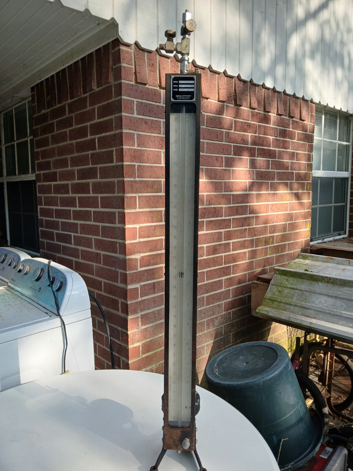 Meriam Instrument 30EBX25TM 30" Range well type Analog Manometer Table Mount