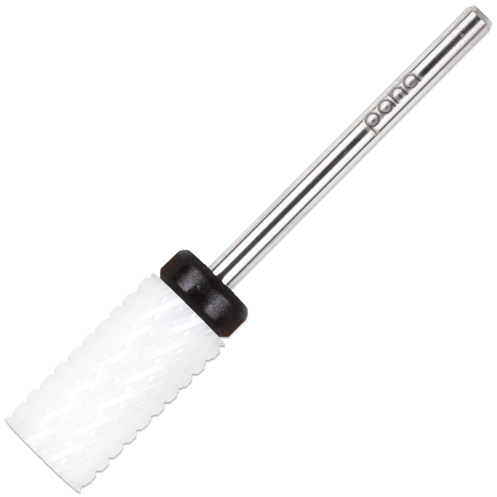 Professional Quality Ceramic White Large Barrel Bit Nail Drill Extra Coarse Grit