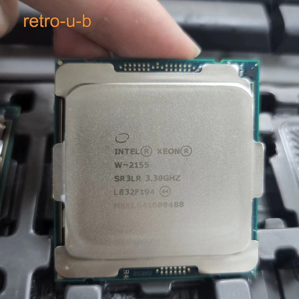 Intel Xeon W-2155 LGA 2066 SR3LR 3.30 GHz 10 Core 13.75 MB  Server CPU Processo