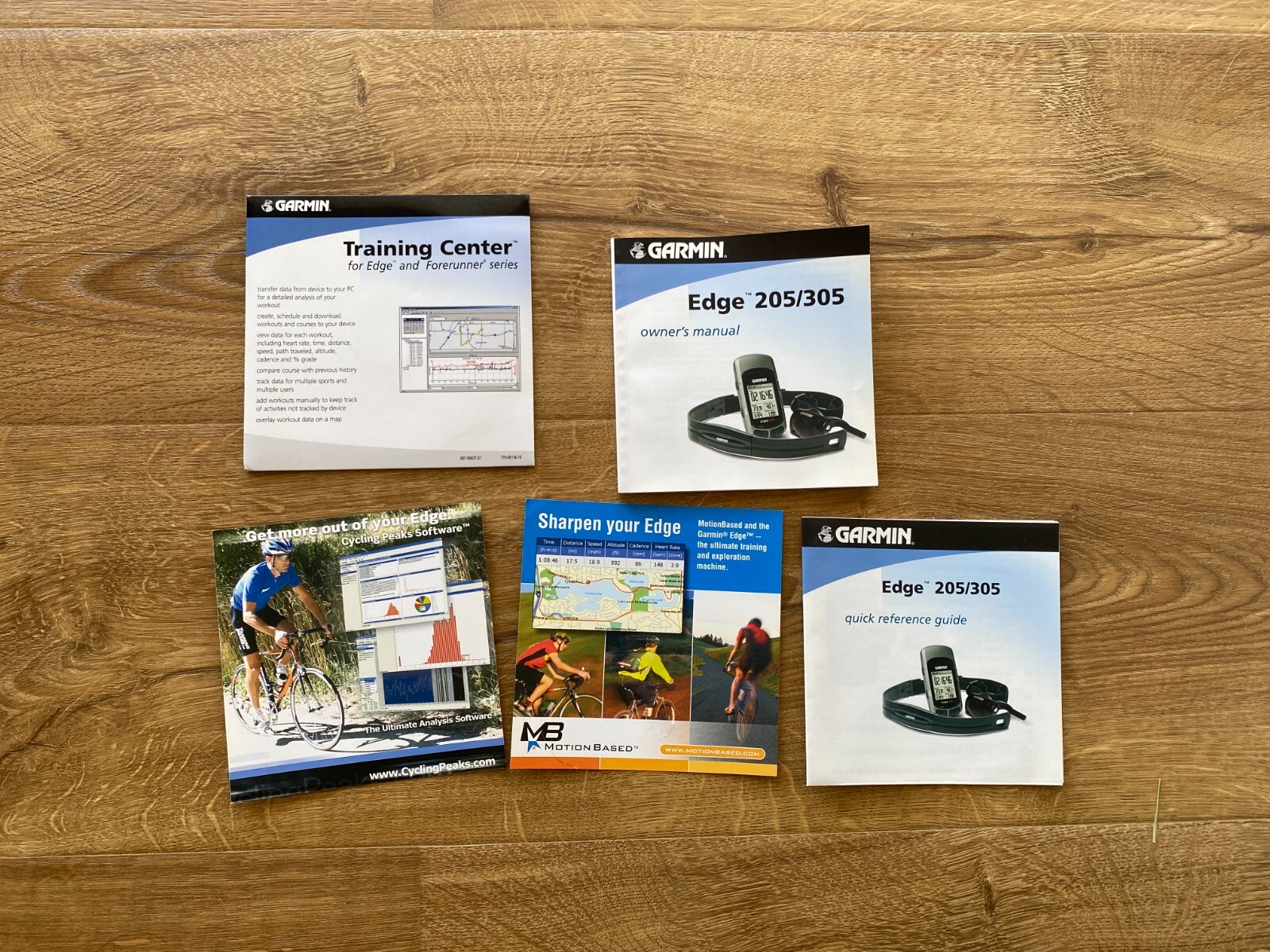 Garmin Edge 305/205 Manual, Software, Paperwork ONLY - NO device