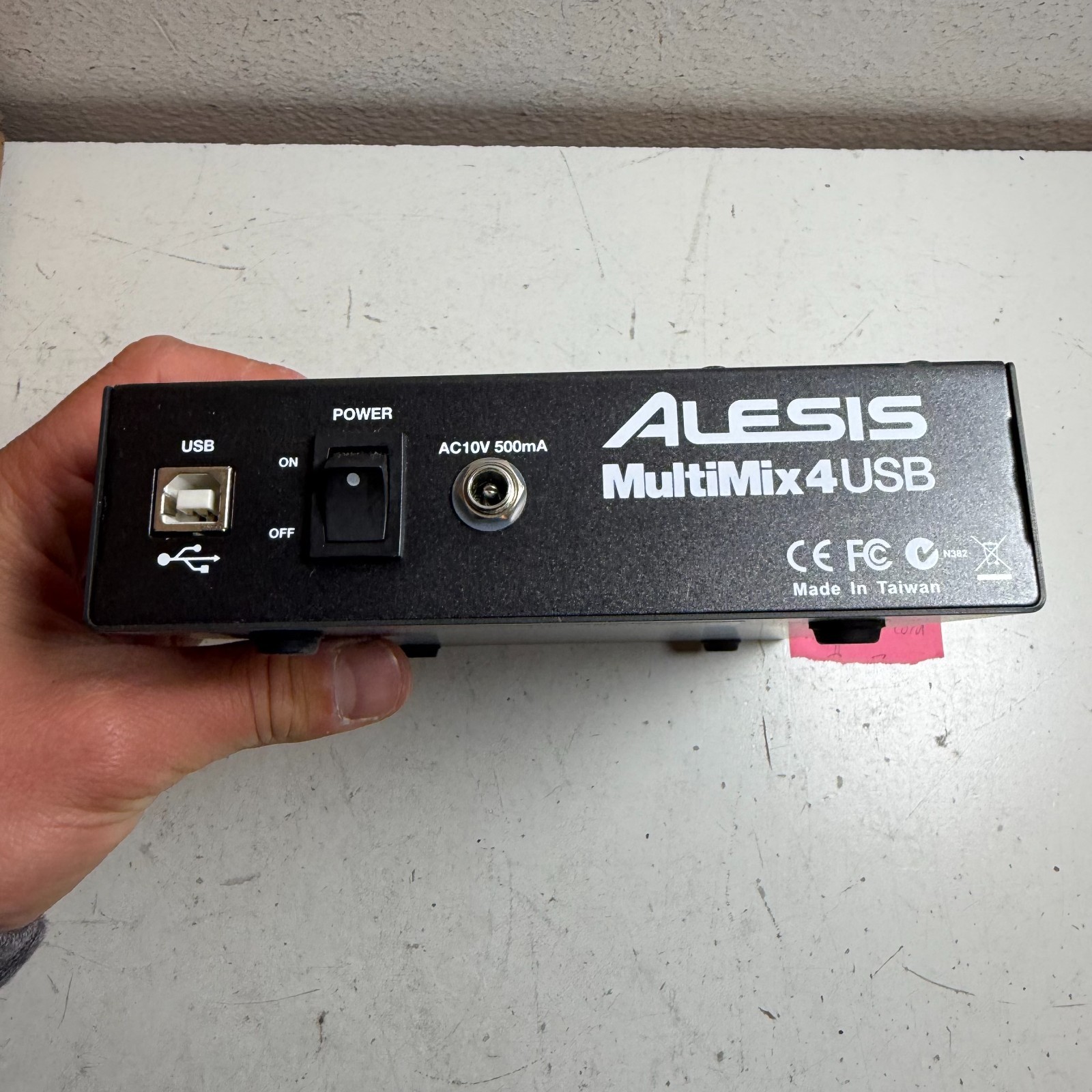 Alesis MultiMix 4 USB Four-Channel Audio Mixer for Direct Computer Recording