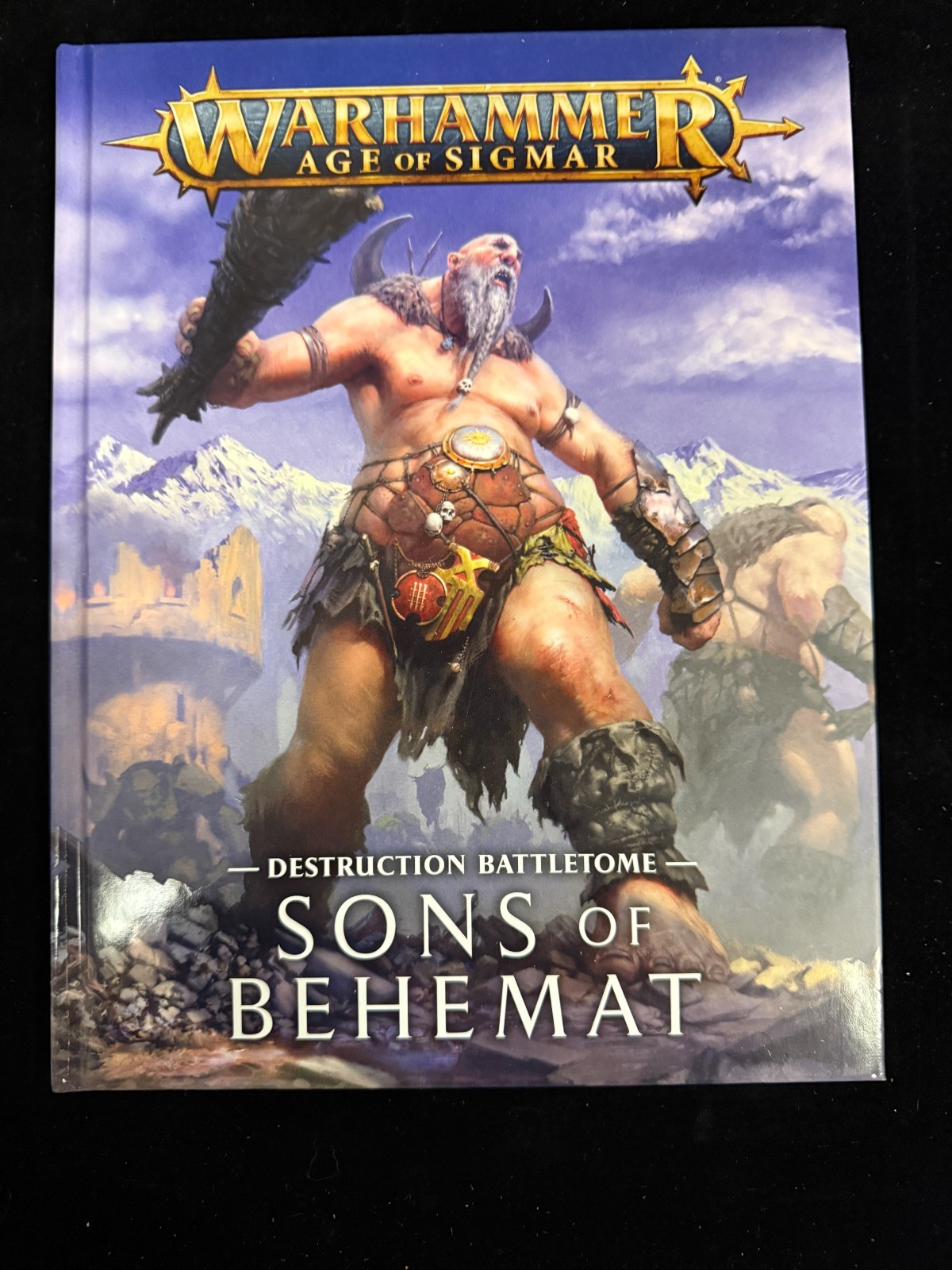 Warhammer Rulebook HC Age Of Sigmar Destruction Battletome Sons of Behemat AoS