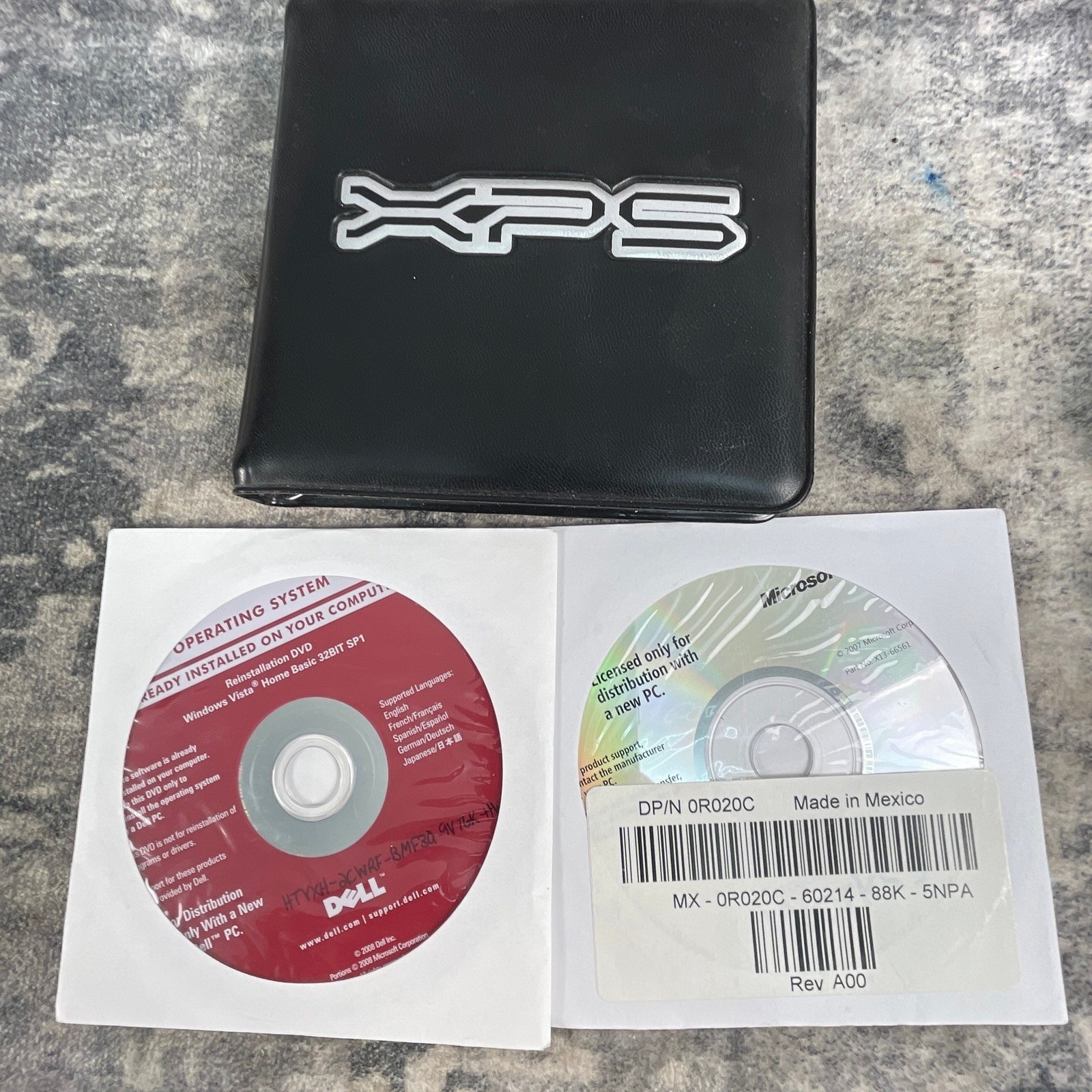 Dell XPS Software CD Wallet Lot Windows Vista XP Pro Drivers Utilities Trend