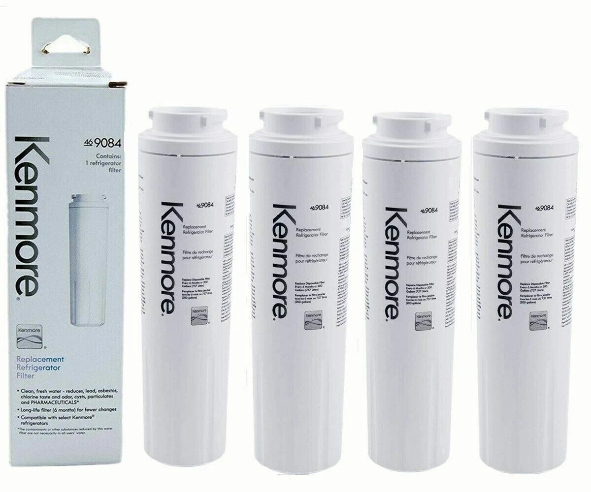 4PK 4396395 9084 46-9084 UKF-8001AXX Refrigerator Water Filter 4 RFC0900A 469006