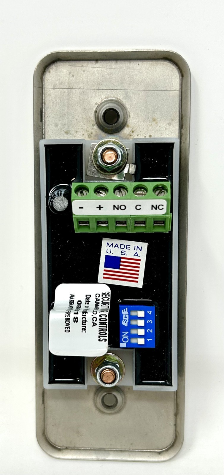 SDC 463NU Hard Wire Push Exit Switch Narrow New Open Box Security Door Controls