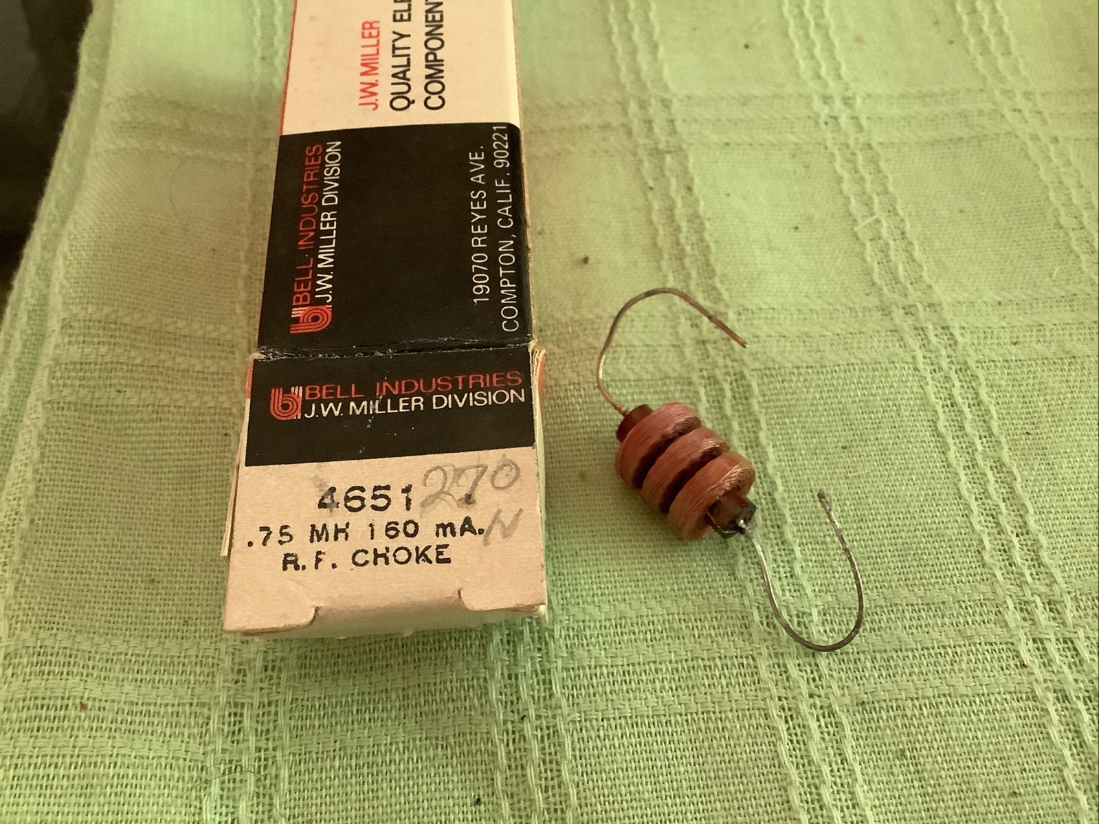 Miller 4651 Triple Pi RF Choke 0.75mH 160mA 16 Ohms