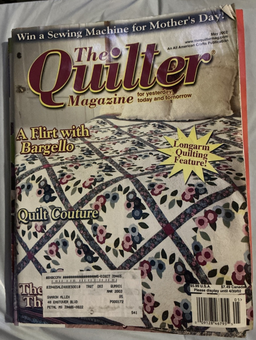 The Quilter Magazine MAY 2002