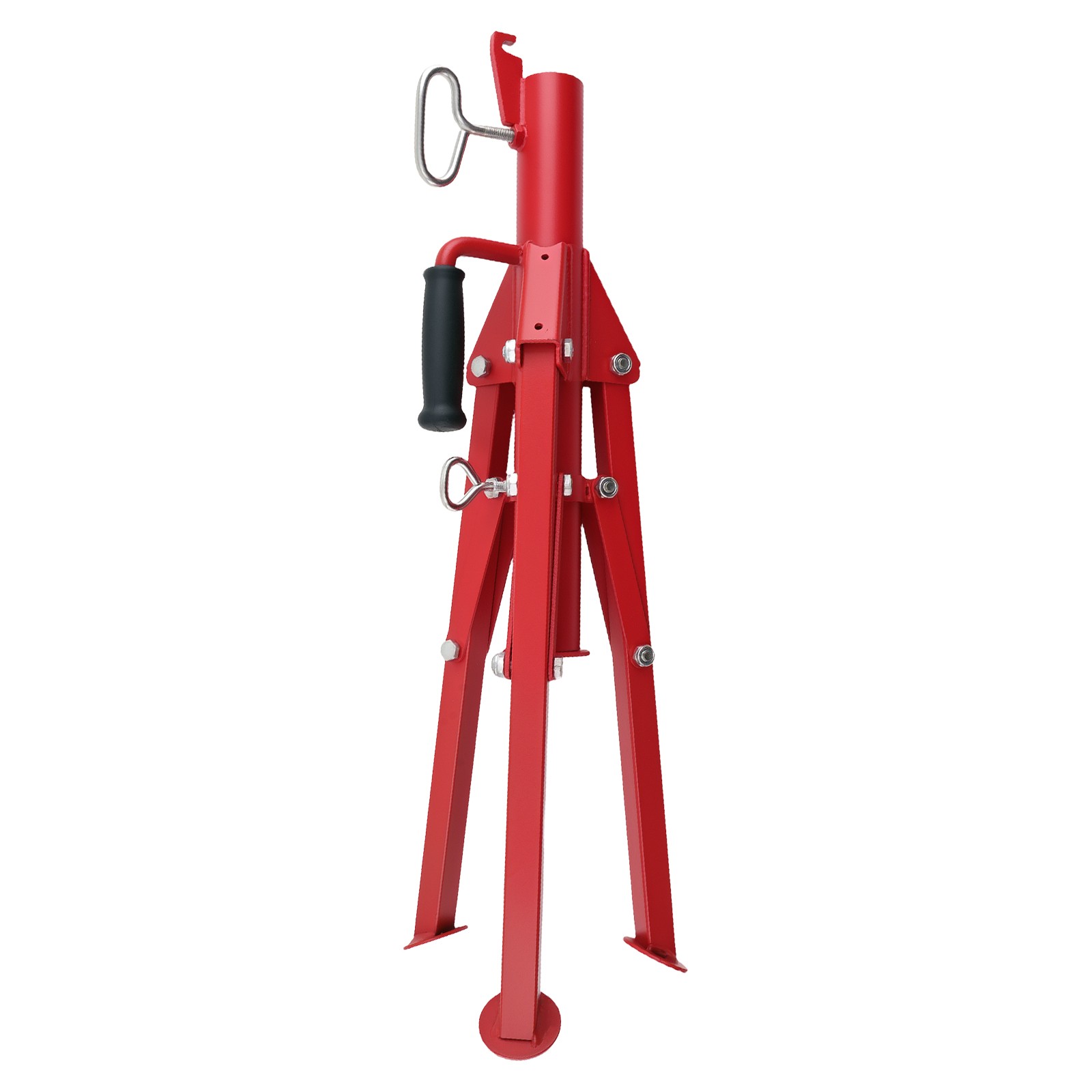 Heavy Duty Roller Jack Stand 2500lbs Capacity Adjustable 27.6-52in Foldable