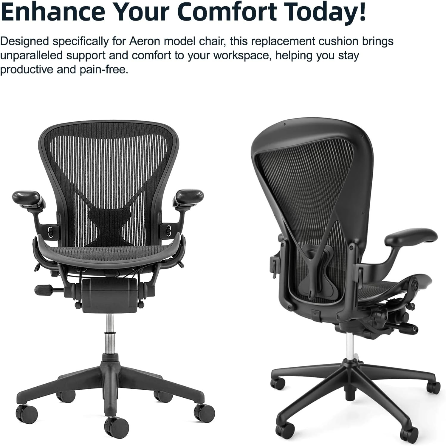 Upgrade Posturefit Butterfly Lumbar Support Replacement for Herman Miller Aeron