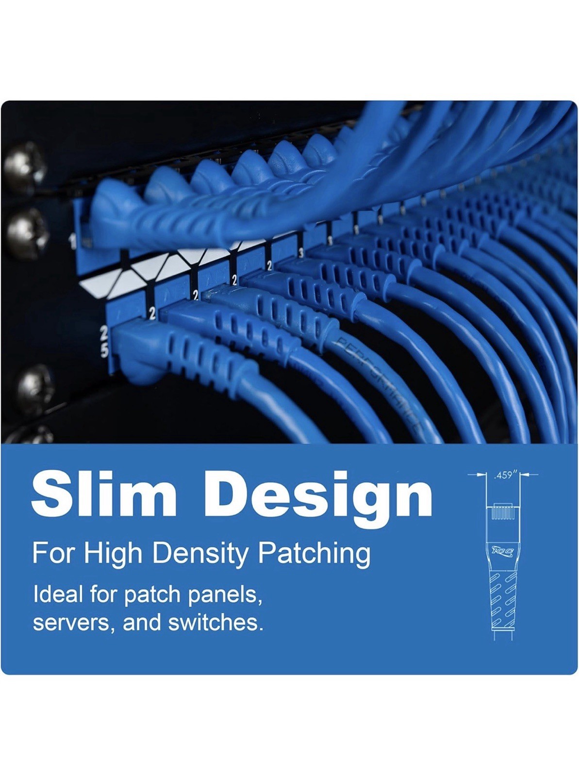 Cat5E Shielded Patch Cable, Molded, Gray, 10FT - 5 pack