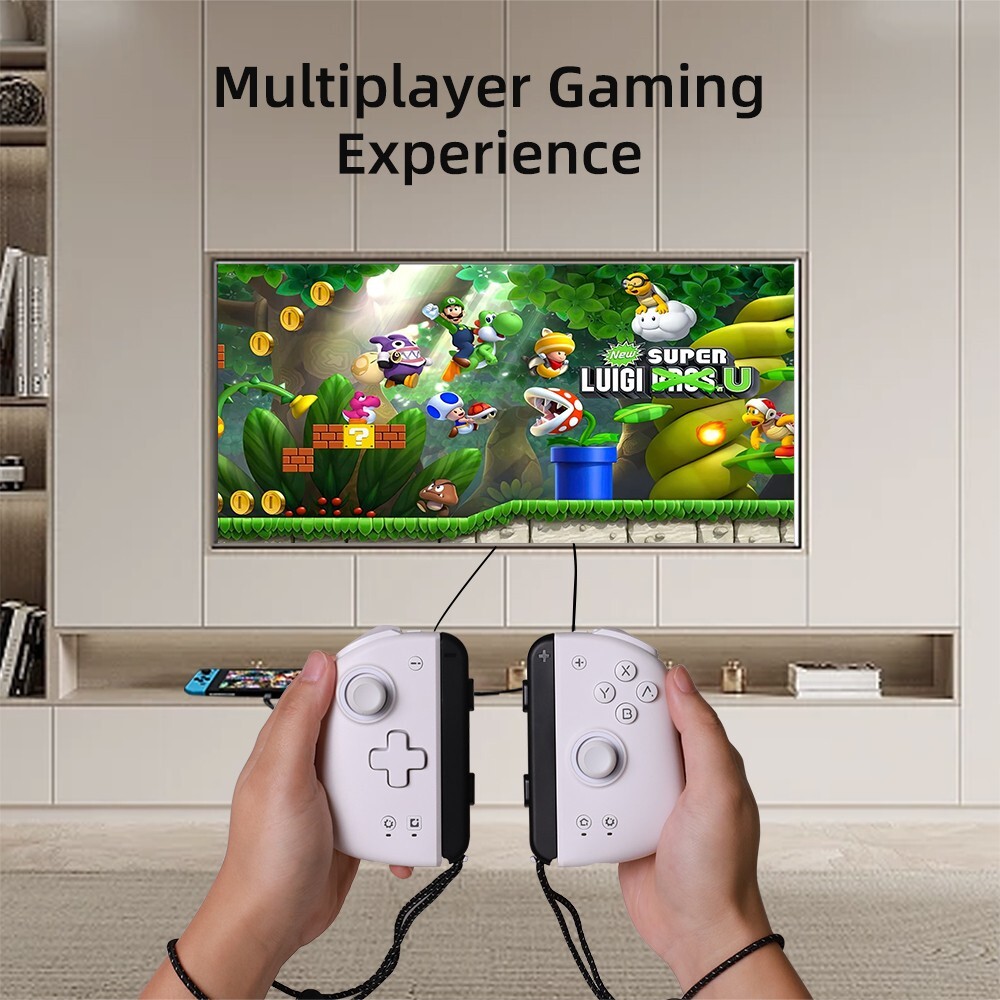 Mobapad M6 HD Joycons Nintendo Switch Controller White