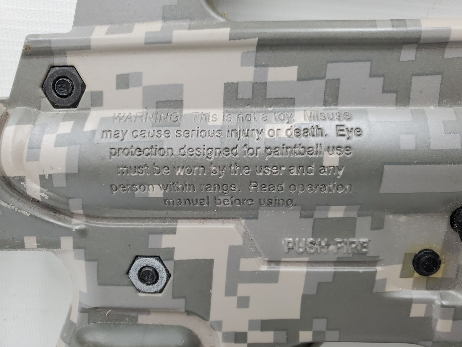 ALPHA BLACK PAINTBALL MARKER (132489-3 AR BY27)