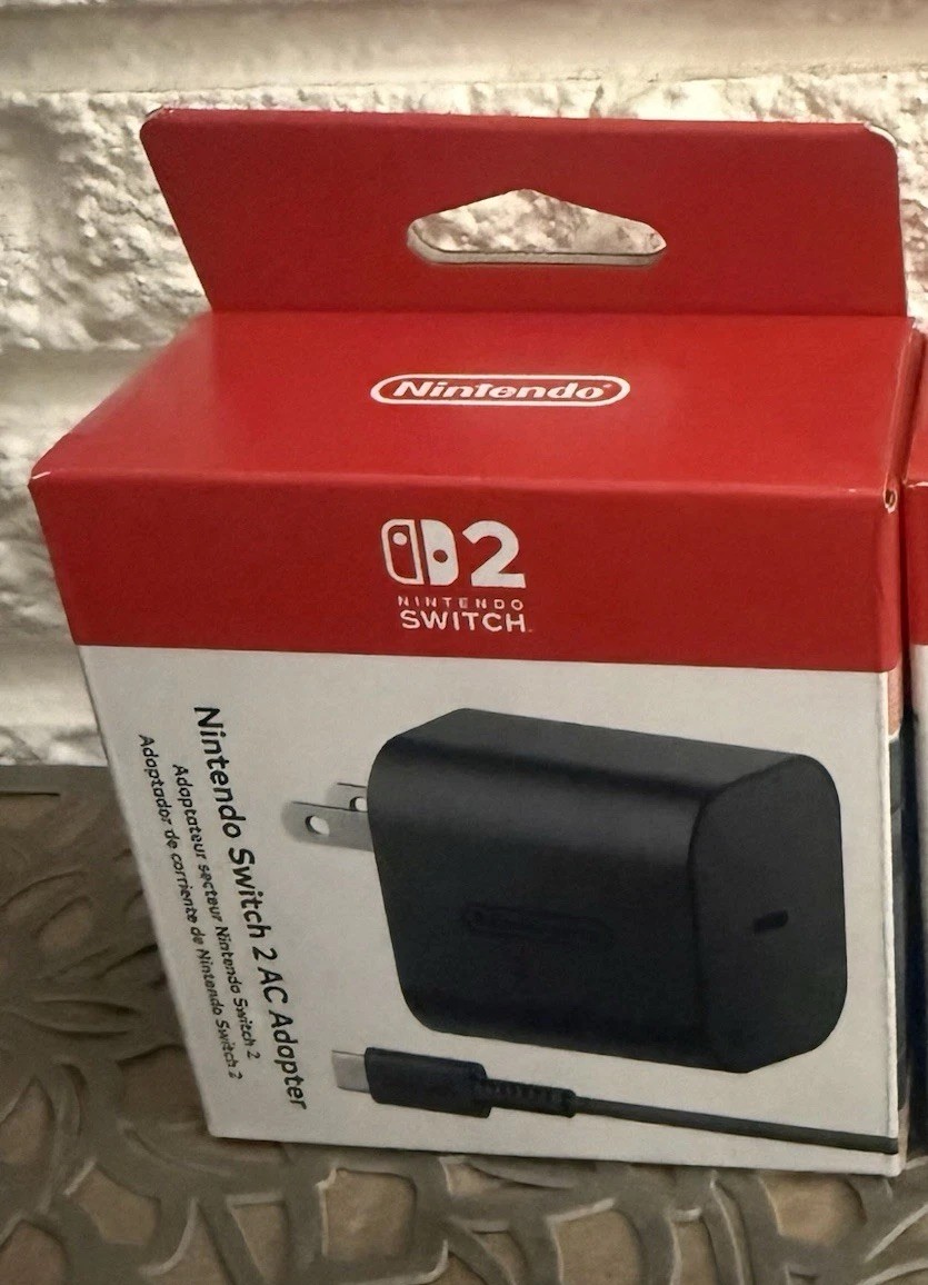 Nintendo Switch 2 AC Adapter USB-C Wired  for Console/Controller