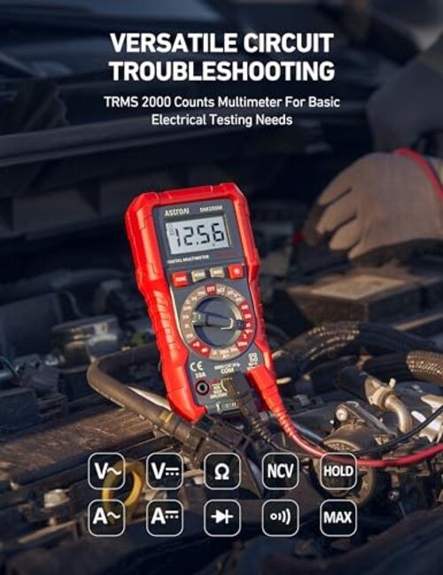 TRMS 2000 Digital Multimeter Voltage Tester - Fast & Fast