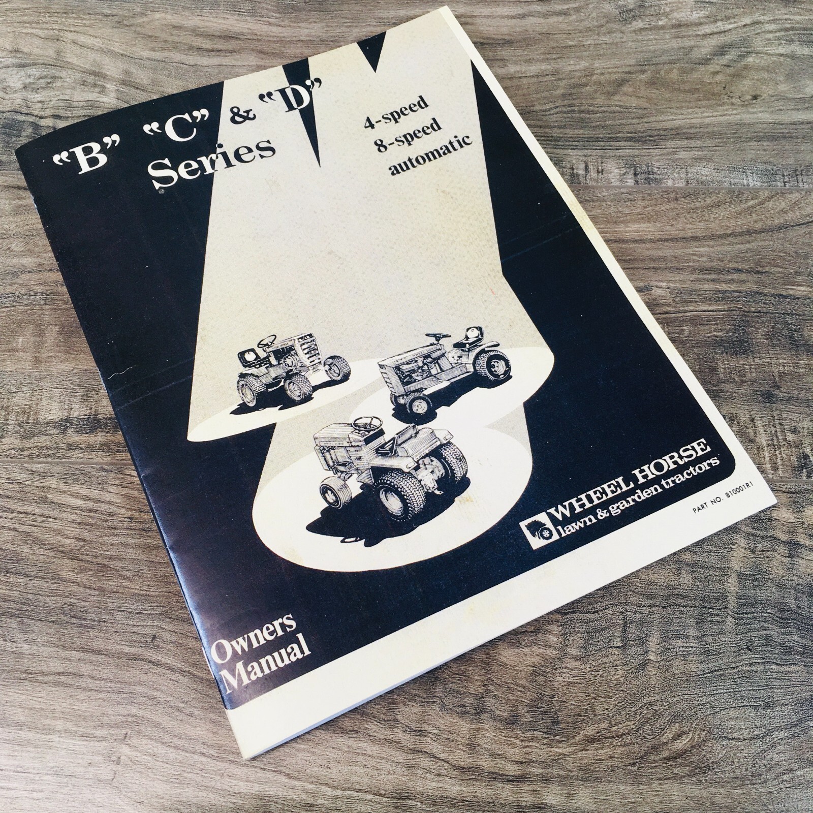 Wheel Horse C-161 D-160 D-200 Garden Tractor Lawn Mower Operators Owners Manual