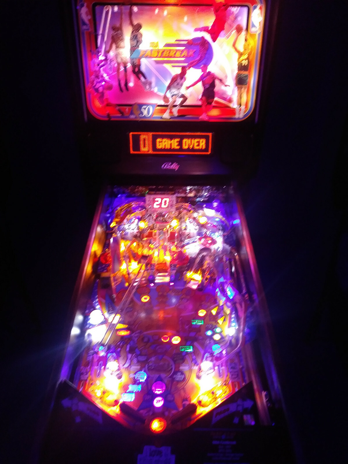 NBA FASTBREAK Complete LED Lighting Kit custom SUPER BRIGHT PINBALL LED KIT
