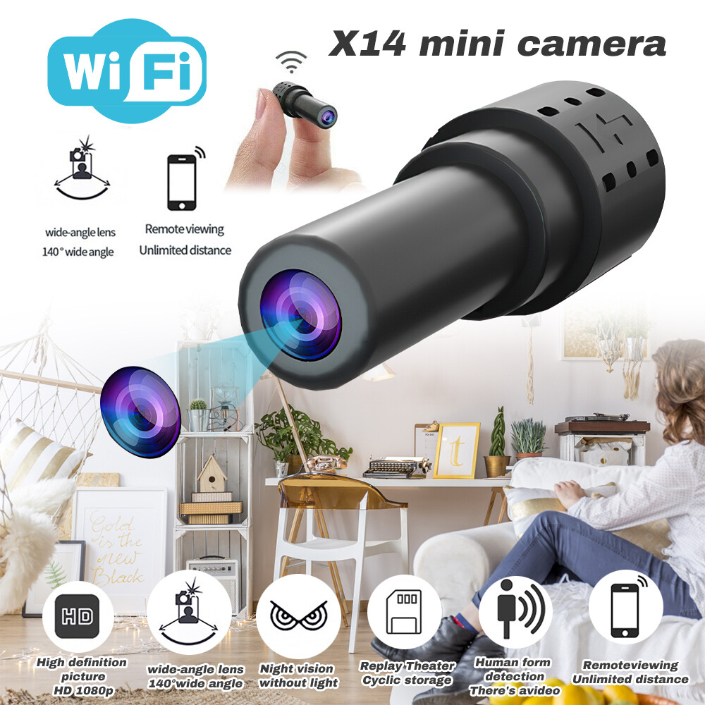 Camara De Seguridad Wifi Inalambrica Para Interior Casa Mini Cam Con Audio Video