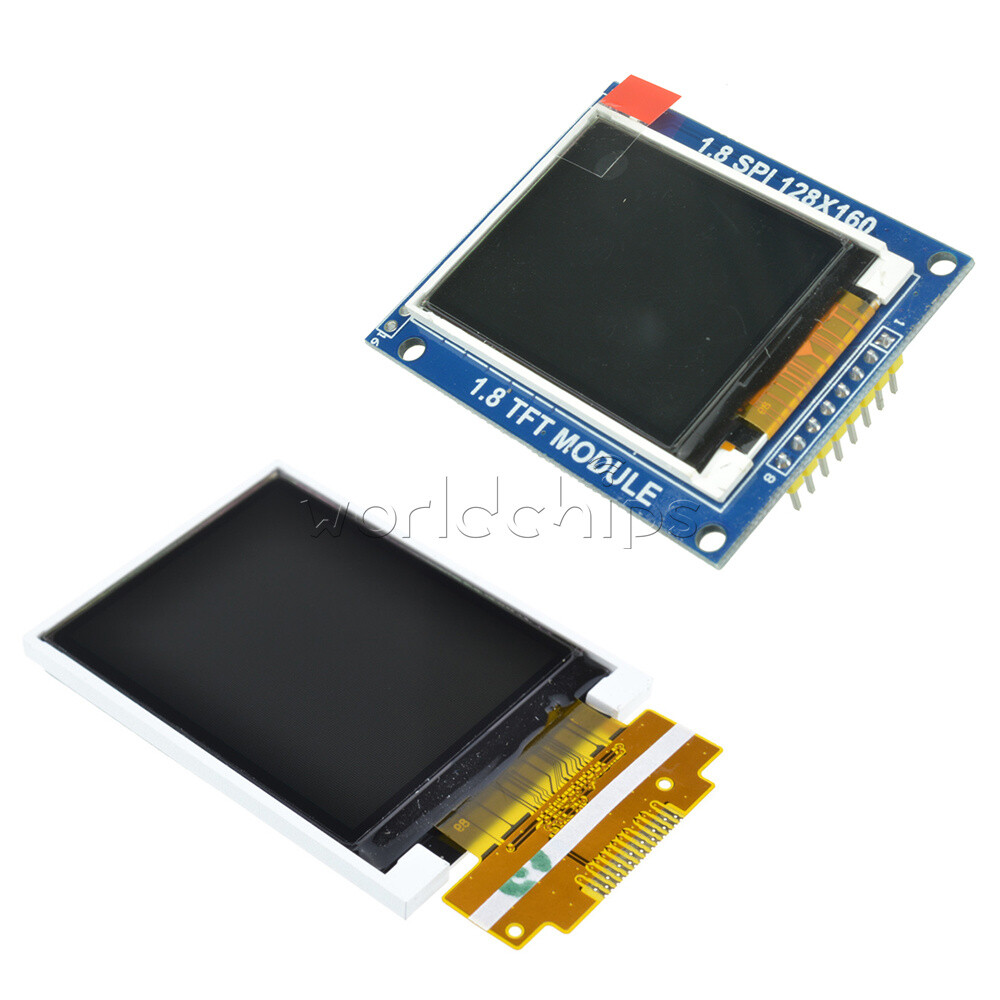 1.8" Serial SPI TFT LCD Module Display With PCB Board ST7735B IC New