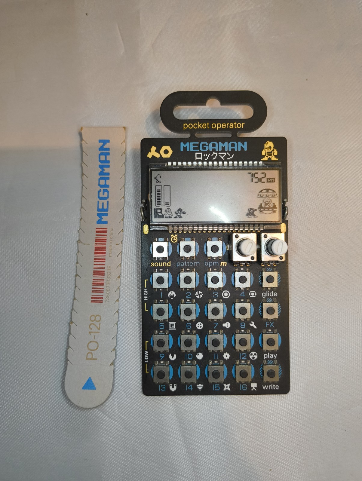 Teenage Engineering Pocket Operator PO-128 Mega Man Capcom Tested Working