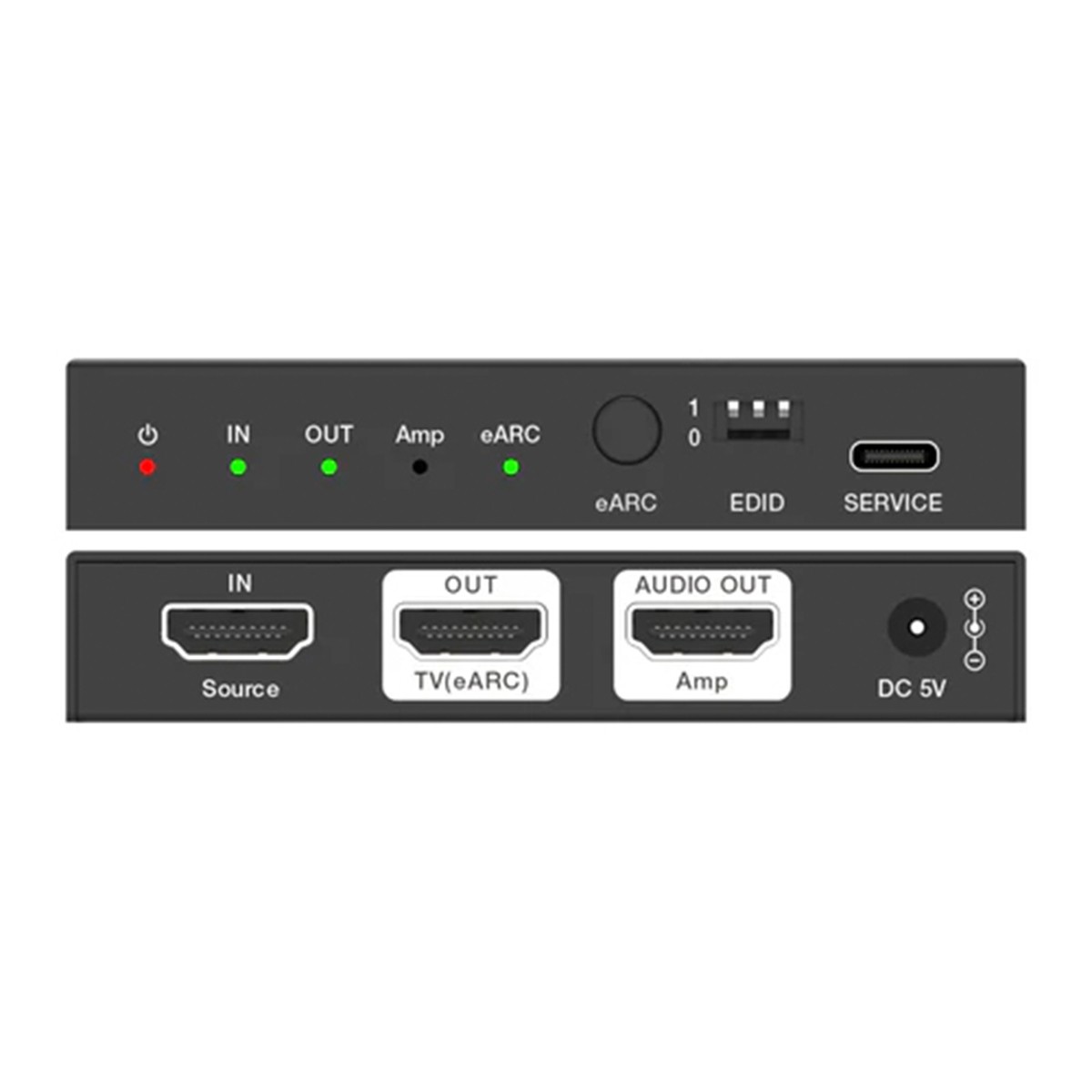 DVDO 8K HDMI 2.1 Audio Extractor with eARC for AV Receivers, Black