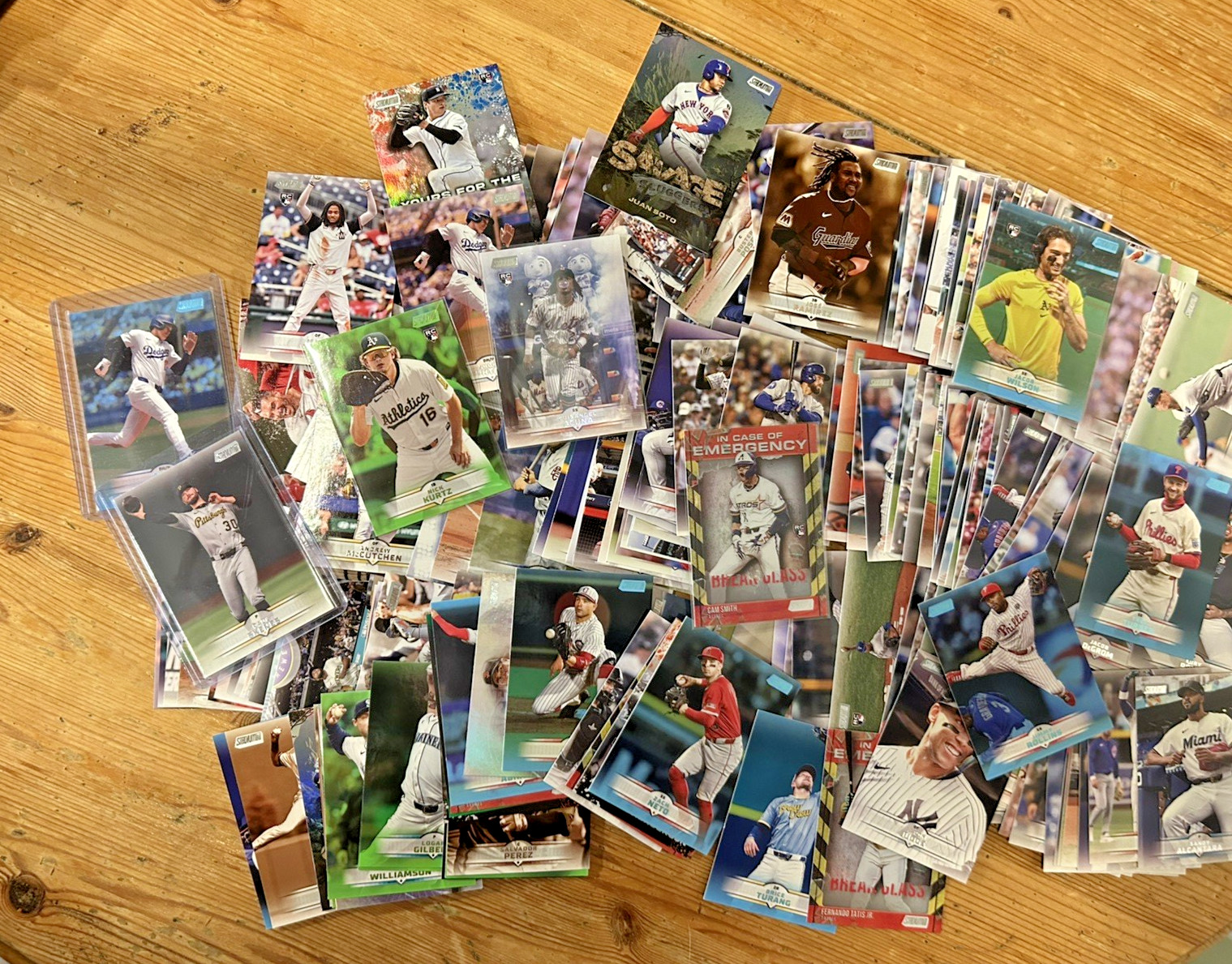 50 Card Lot - ALL 2025 Topps Baseball Sets - Stadium Club, Chrome Updated& More!