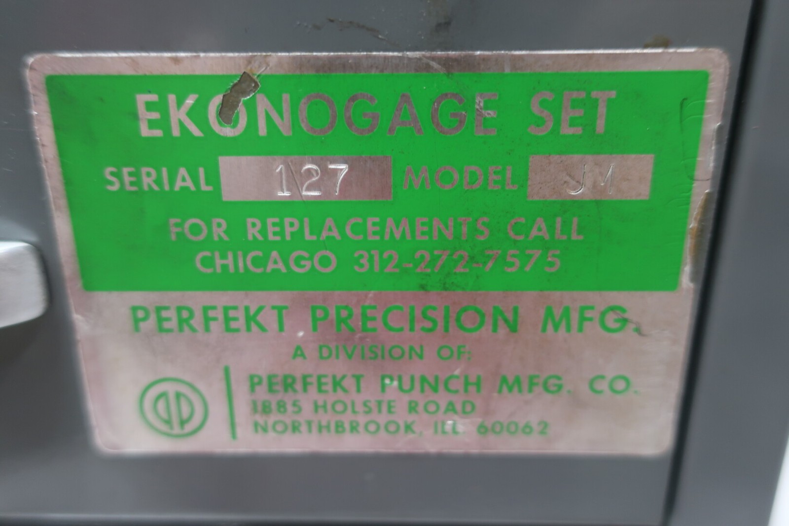 Ekonogage JM Plug Gage Set 23-15.54