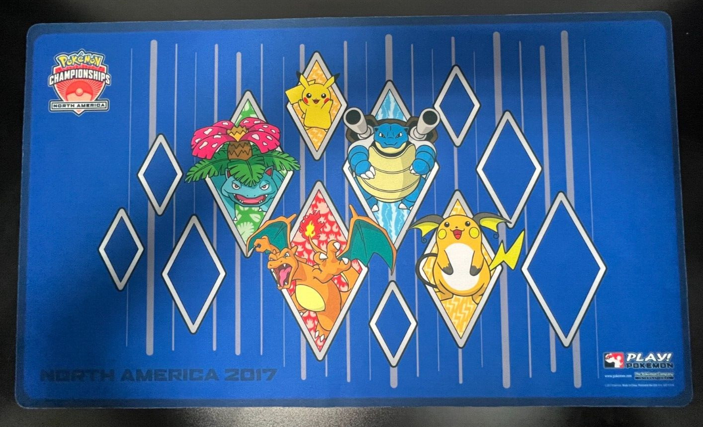 Pokémon 2017 North American International Championships NAIC Competitor Playmat!