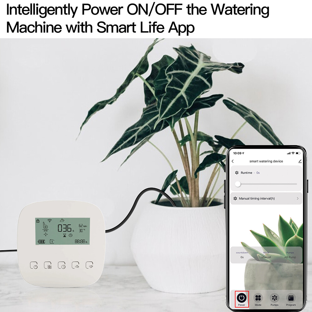 MOES WiFi Smart Automatic Drip Irrigation Watering System Timer Alex Google APP