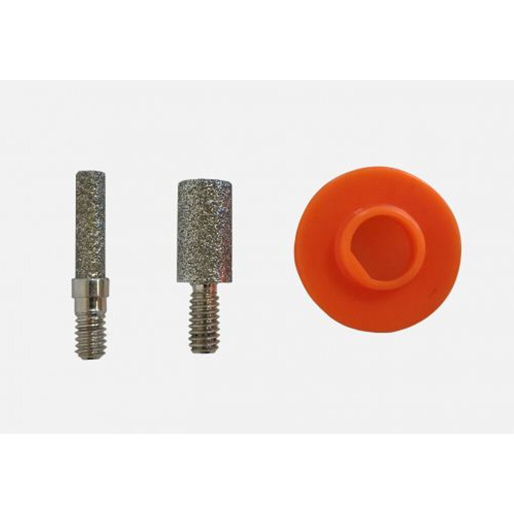 1/4" & 1/8" STANDARD grit Techniglass Mini G Bit Set Bits w/ Shaft Water Seal
