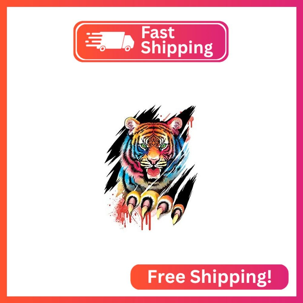 WIRESTER Temporary Tattoo Stickers for Adults Men Women, Fake Tattoos on Face Ha