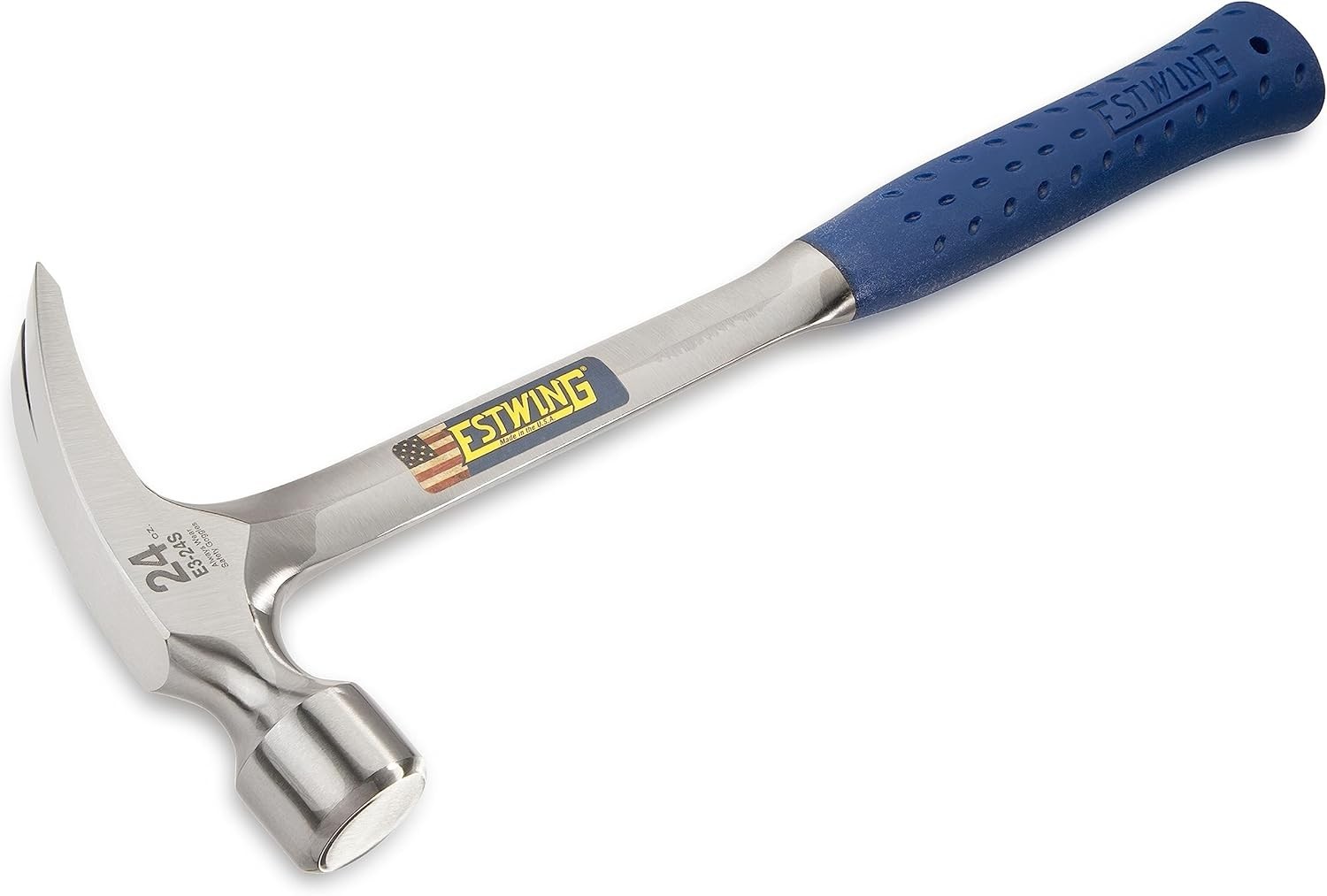 Framing Hammer - 24 oz Made Long Handle Straight Rip Claw Hammer with Smooth...