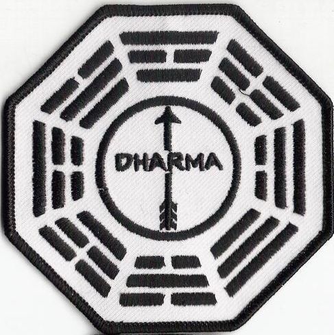 LOST TV SHOW  PATCH - ARROW LOGO - LST07
