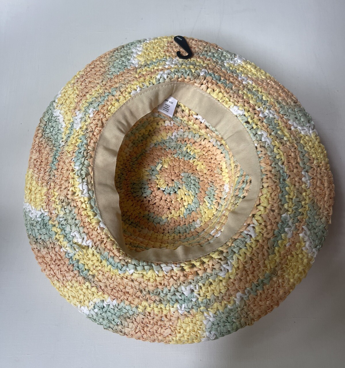 NWT BP. Nordstrom Wide Brim Straw Sun Hat Pastel Colors