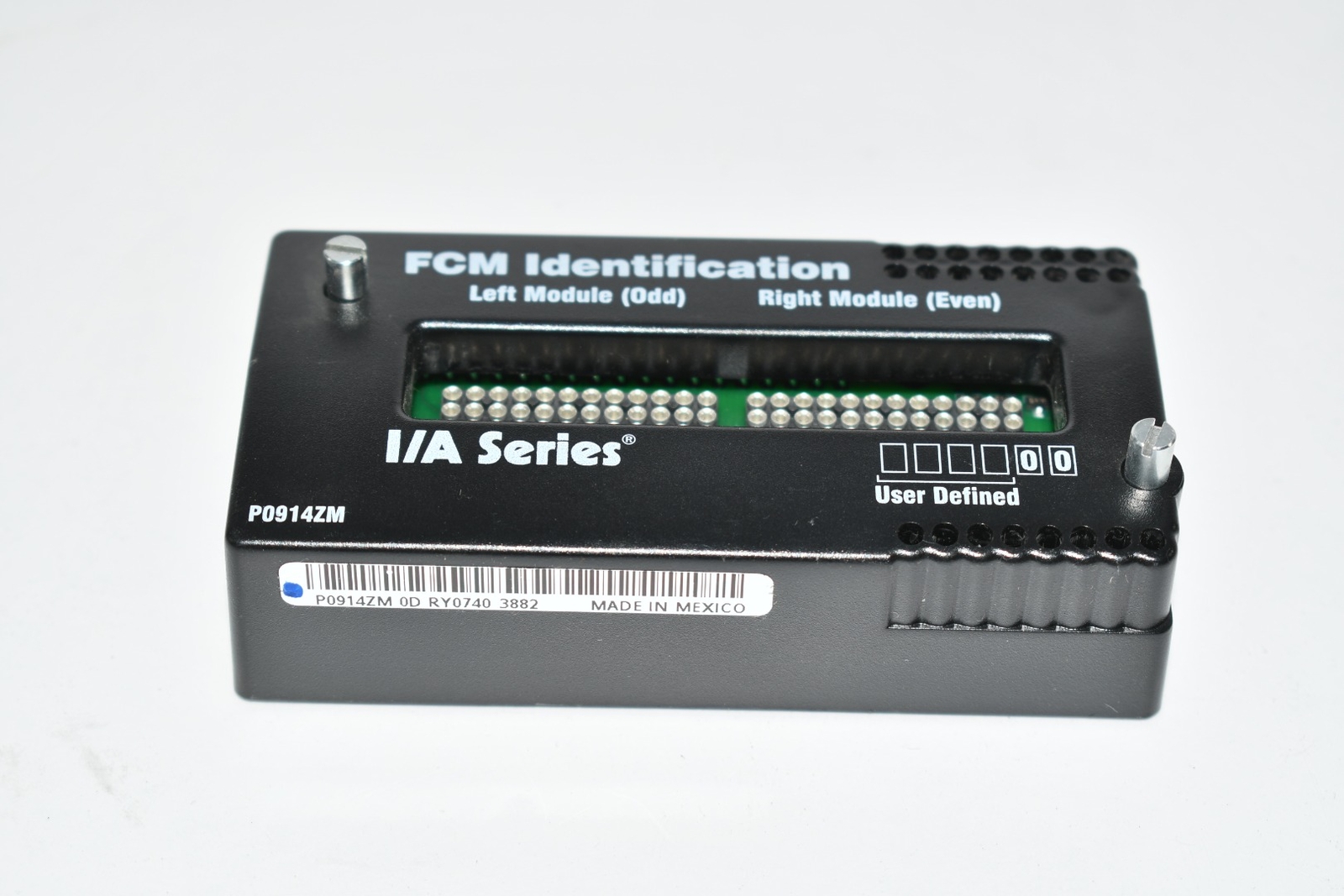 FOXBORO P0914ZM IDENTIFICATION MODULE  FCM RY0740