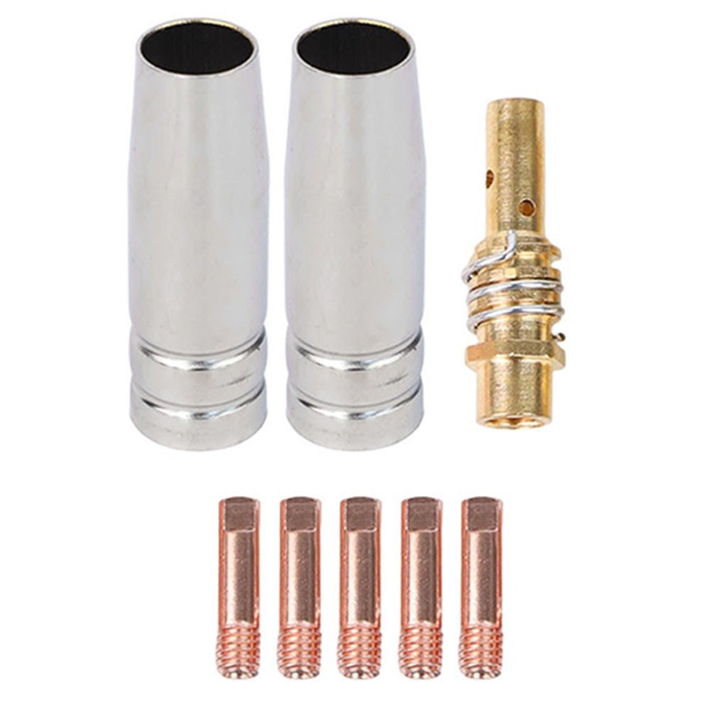 For MIG Welder Consumable Kit 8PCS for 15AK Welding Torch Contact Tip 1 0mm M6